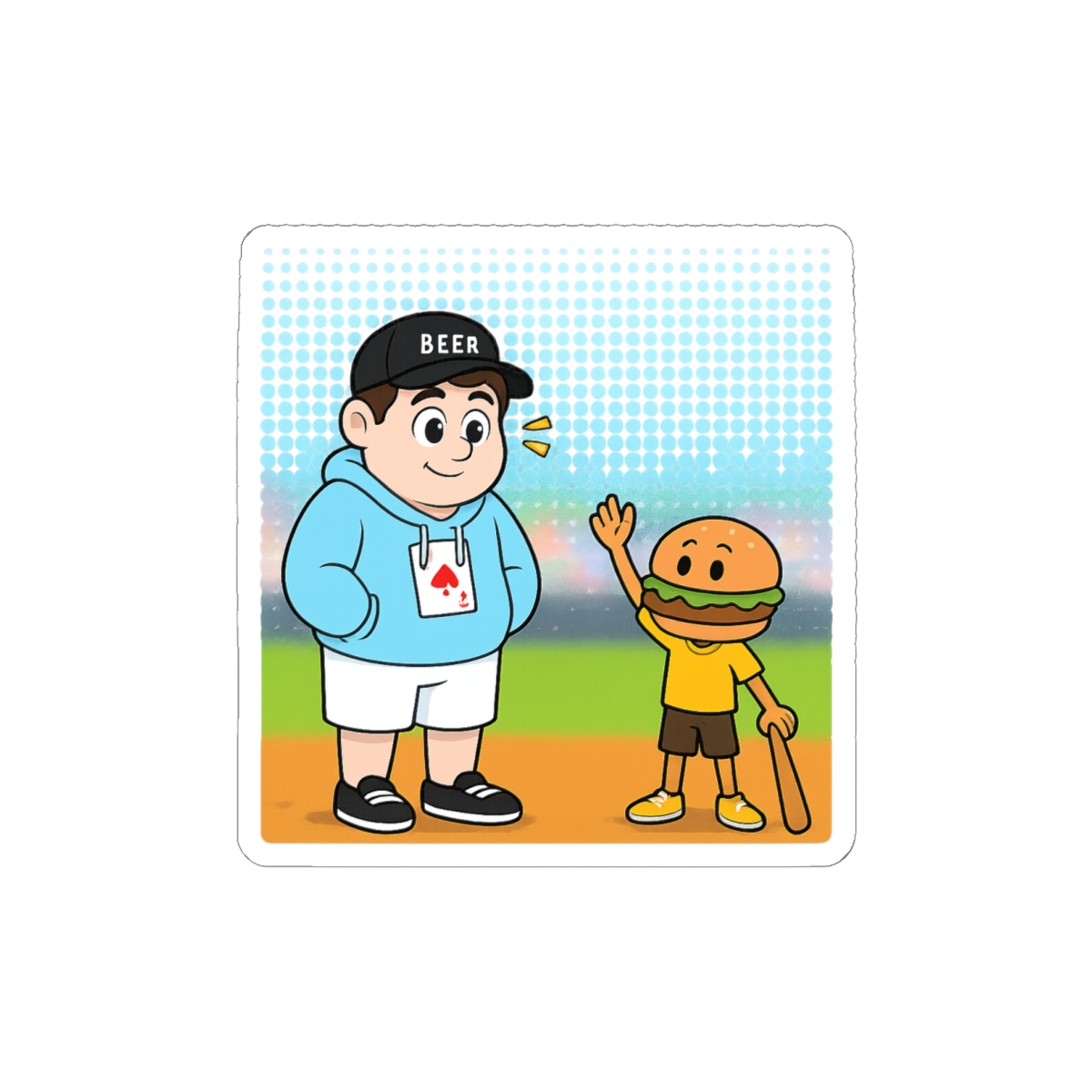 Beefboss and Poofesure Roblox Funny Stickers