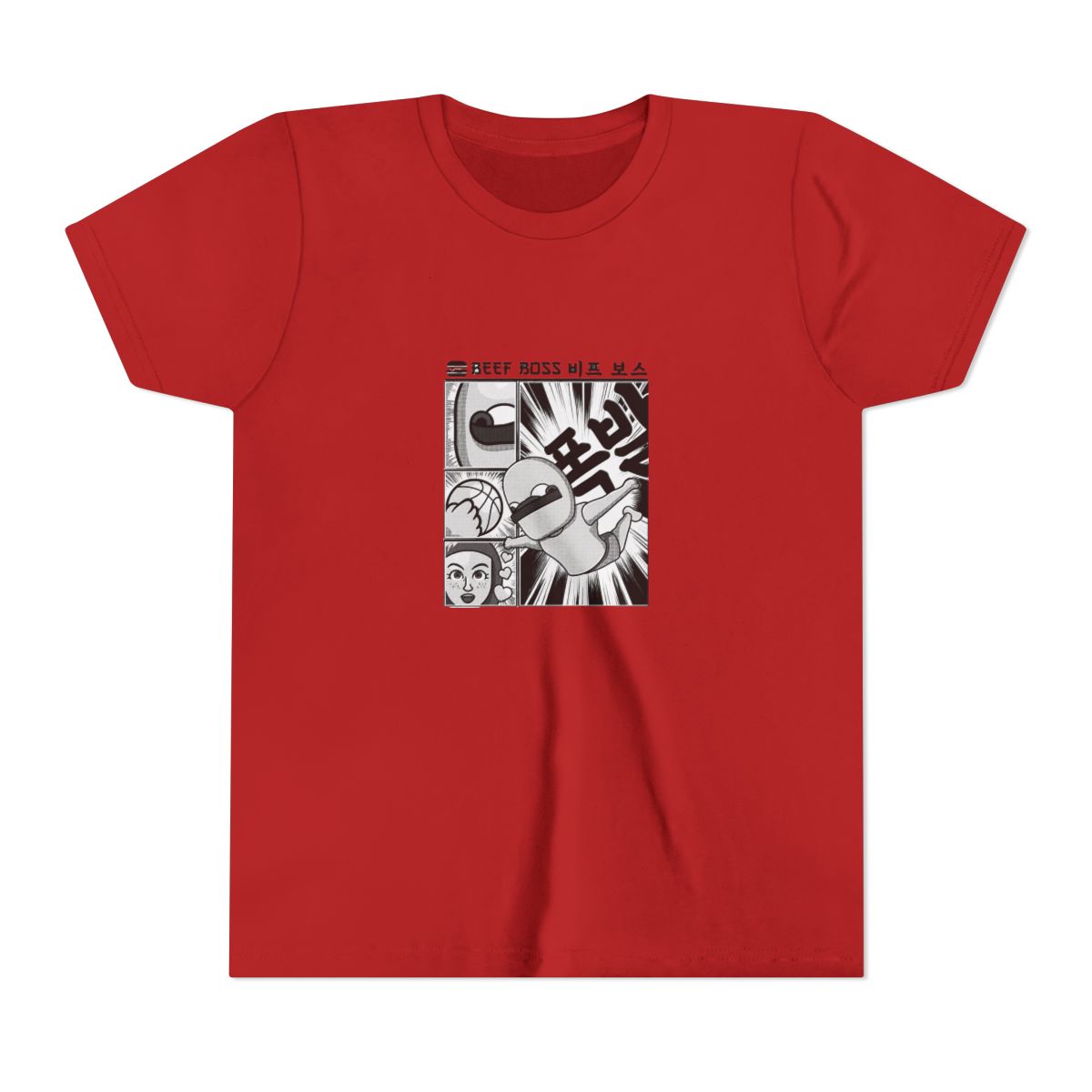 Beef Boss Manga Kids T Shirt