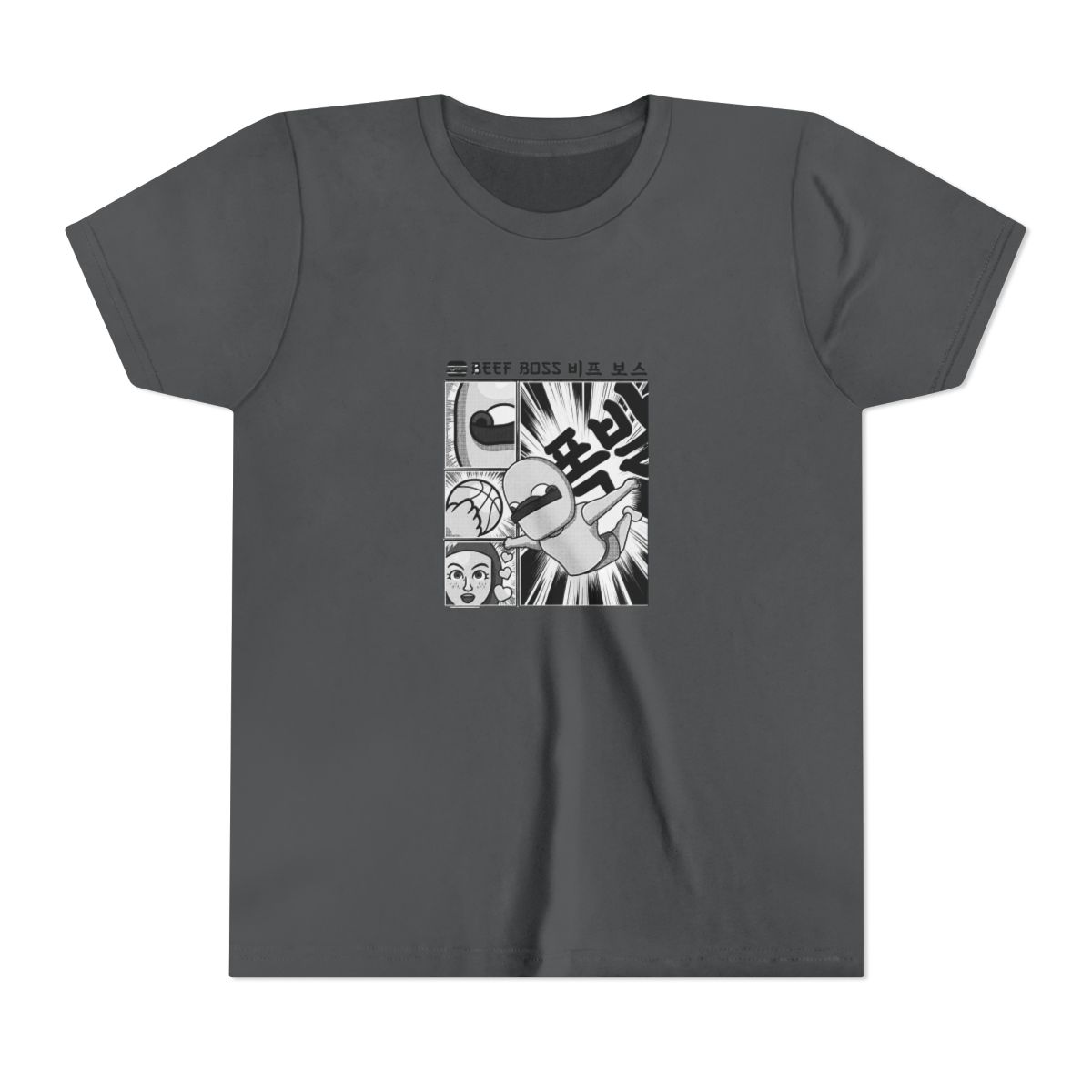 Beef Boss Manga Kids T Shirt - alternate angle 4, merchandise